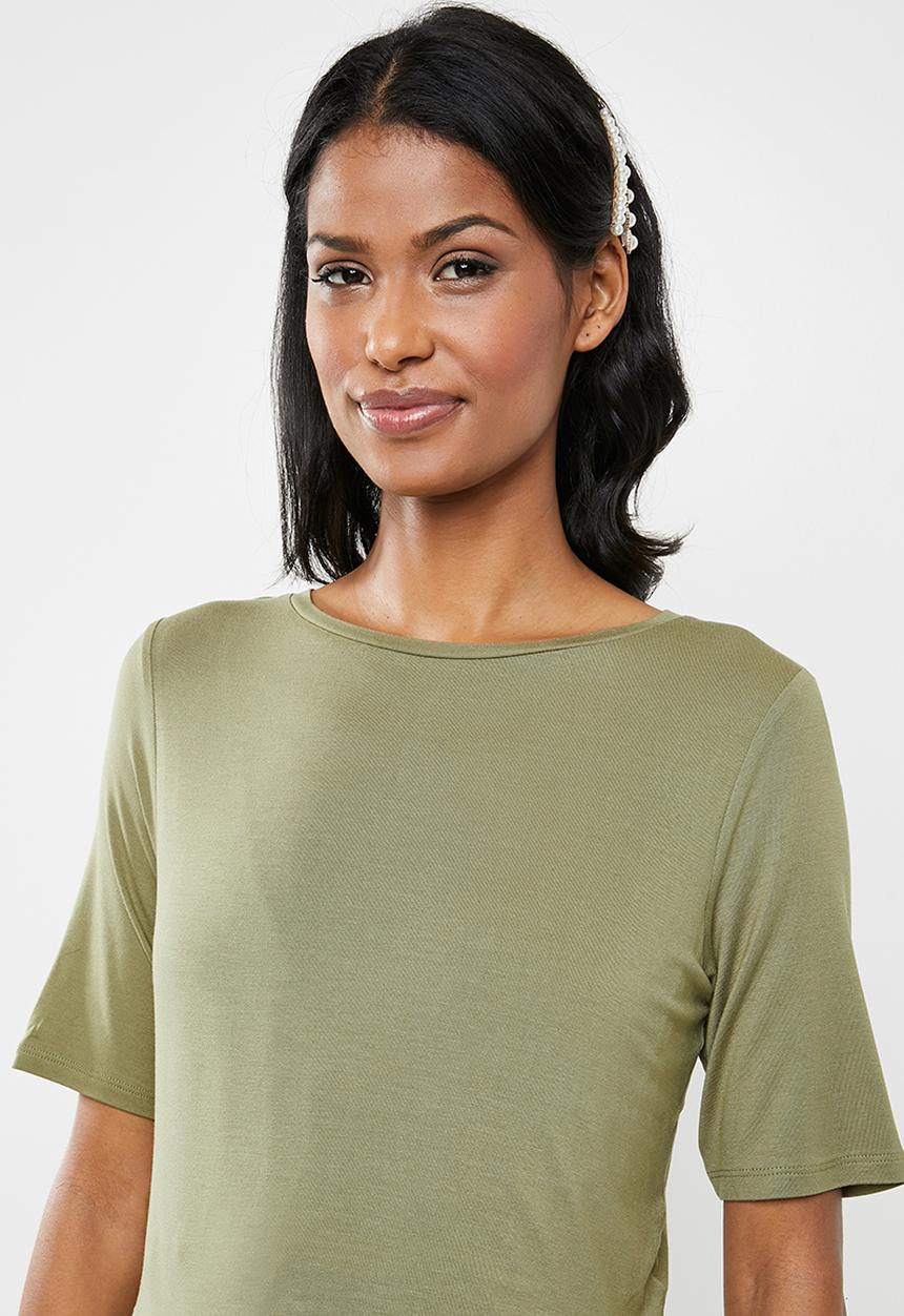 New Look - Maternity Nursing layer dress - khaki