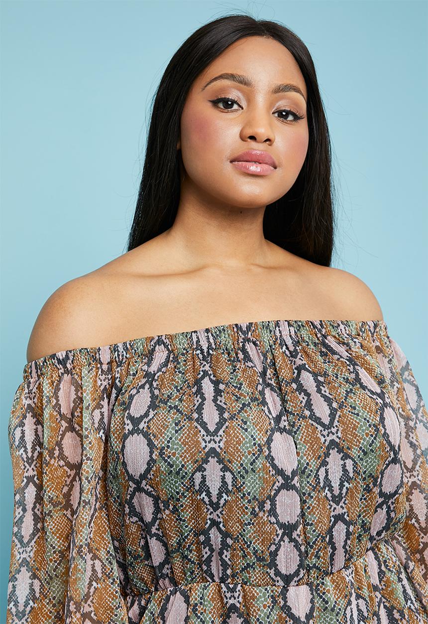 Superbalist - Off the shoulder maxi dress - multi