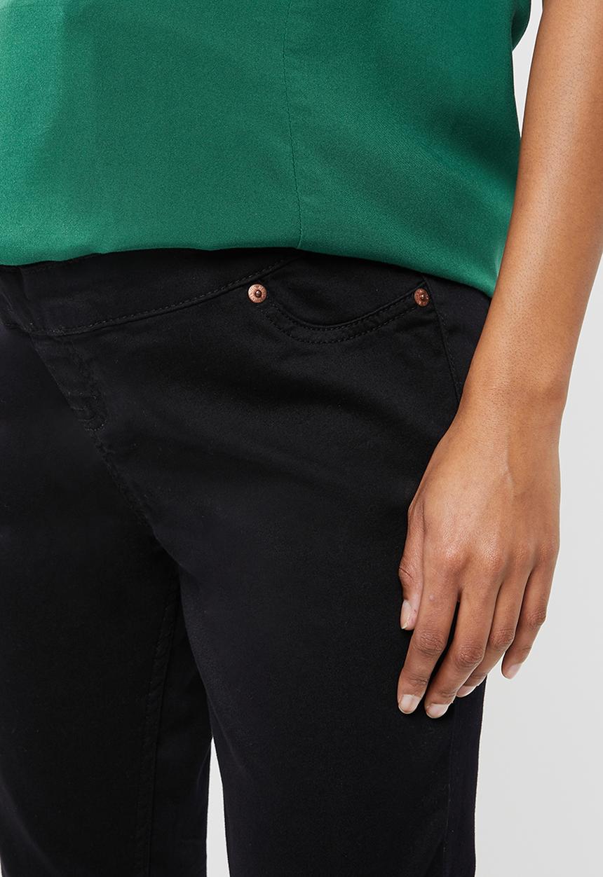 New Look - Maternity knee rip jegging - black