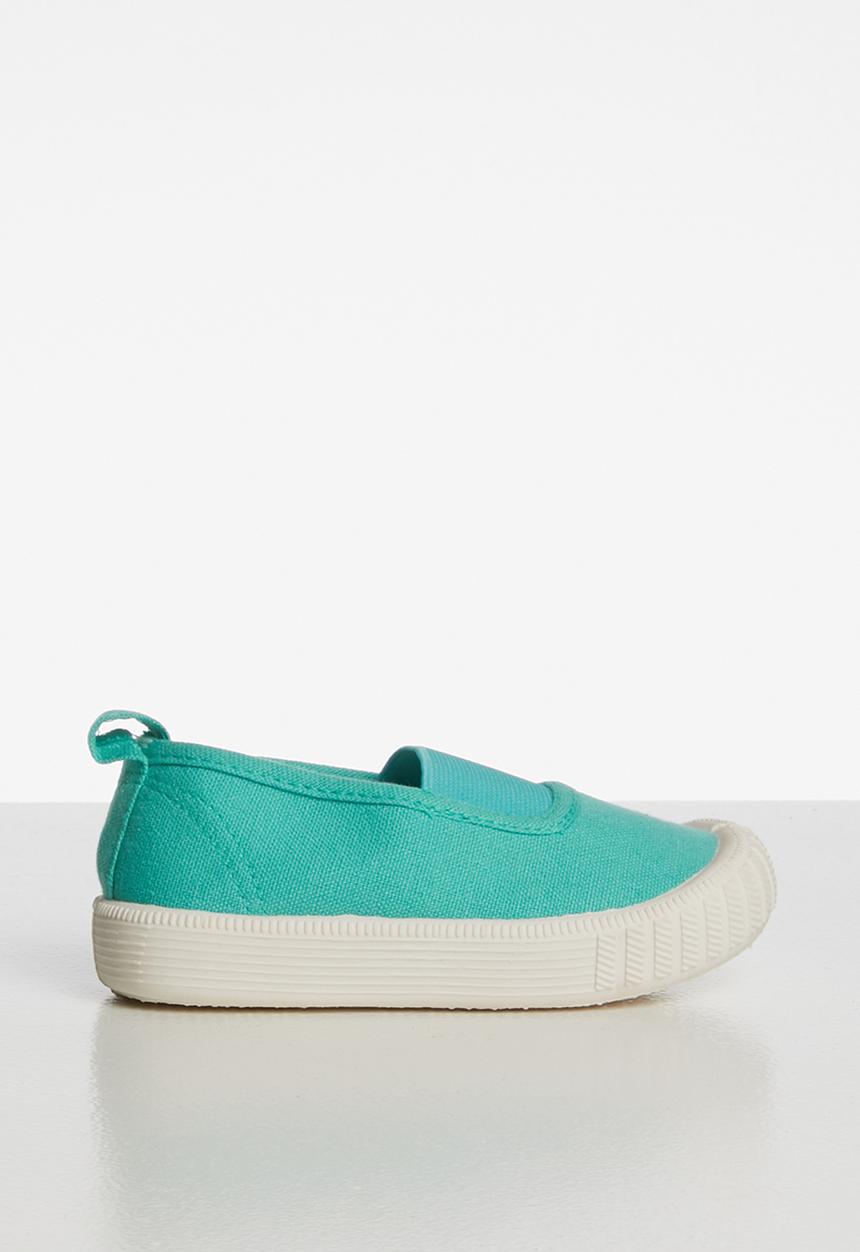 Pop Candy - Canvas slip on mid  - green