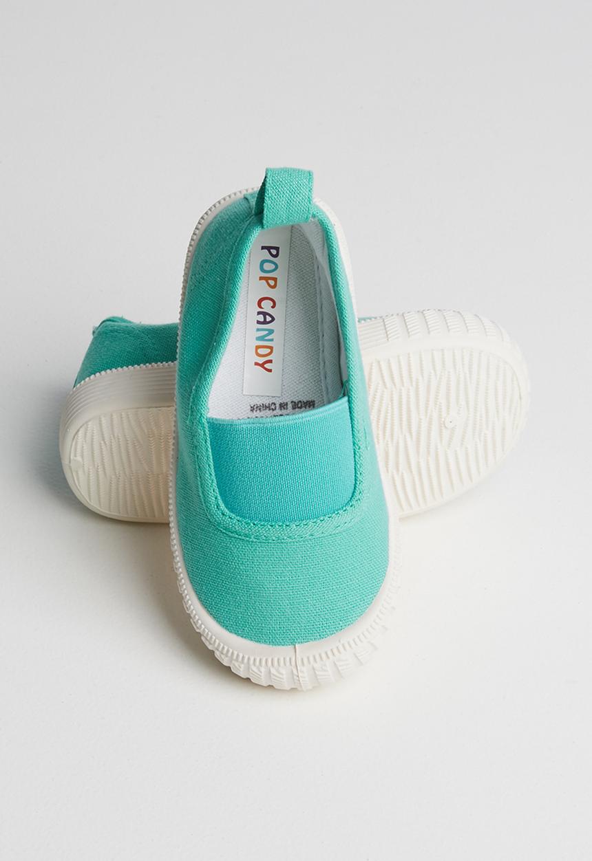 Pop Candy - Canvas slip on mid  - green