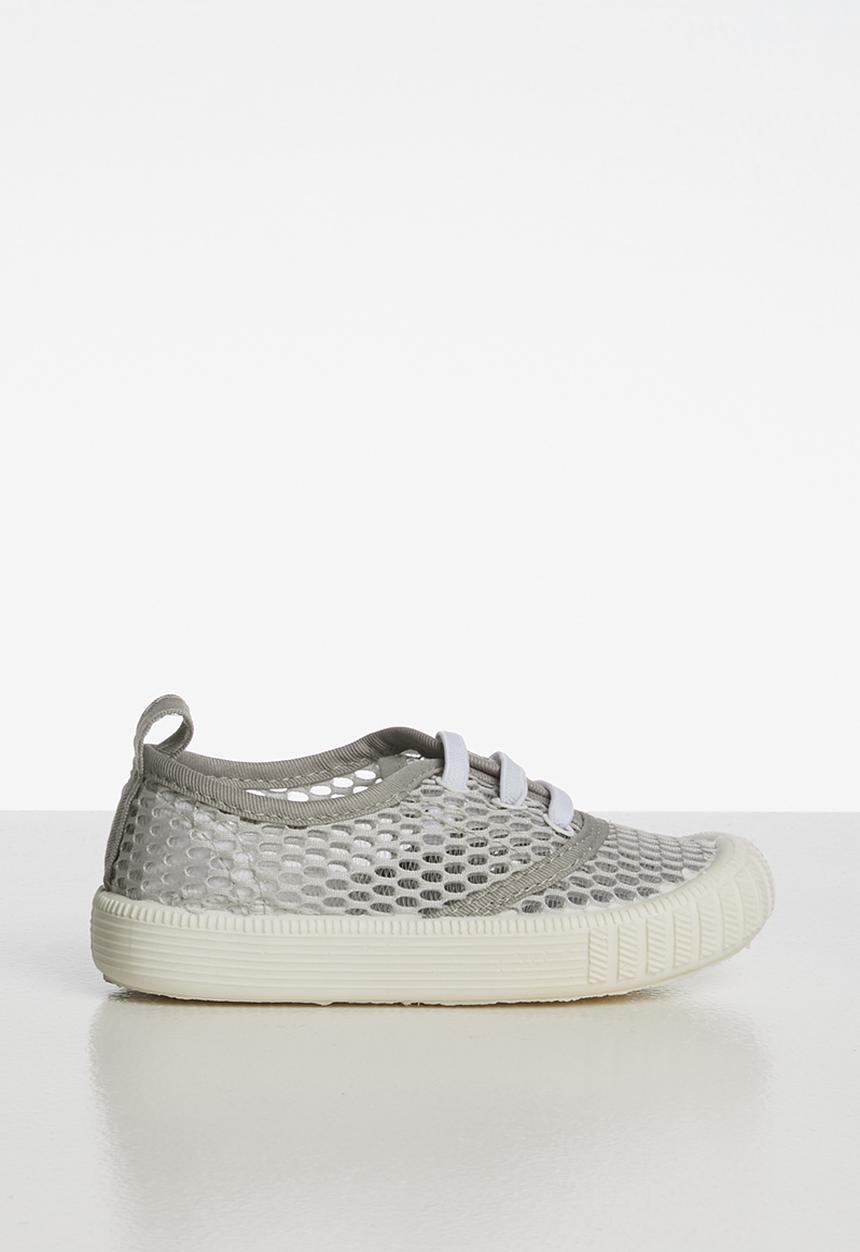 Pop Candy - Mesh lace up sneaker - grey