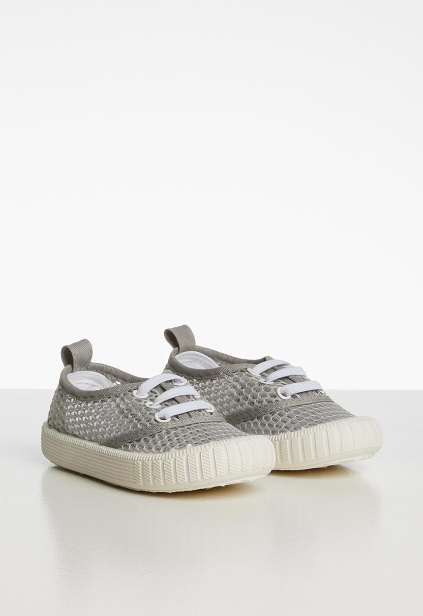 Pop Candy - Mesh lace up sneaker - grey