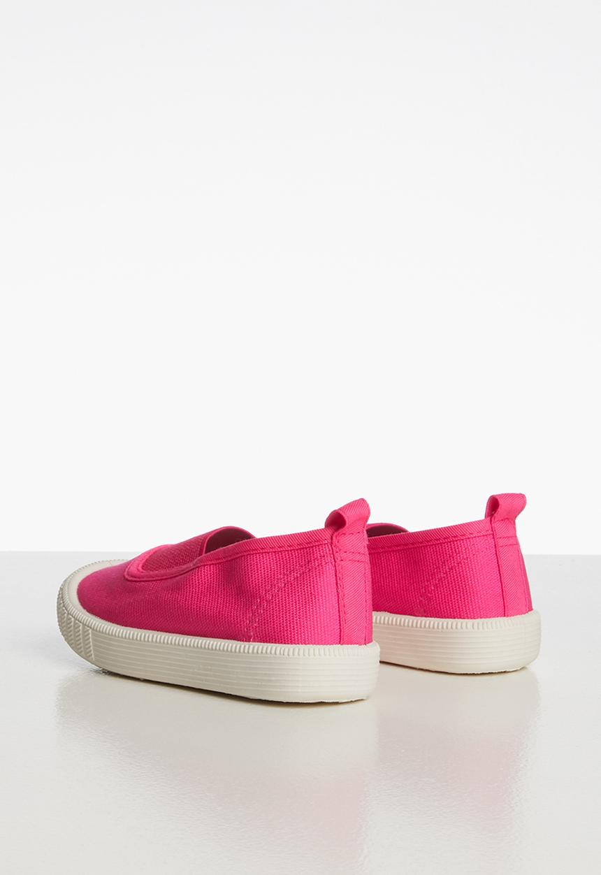 Pop Candy - Canvas slip on cerise - pink