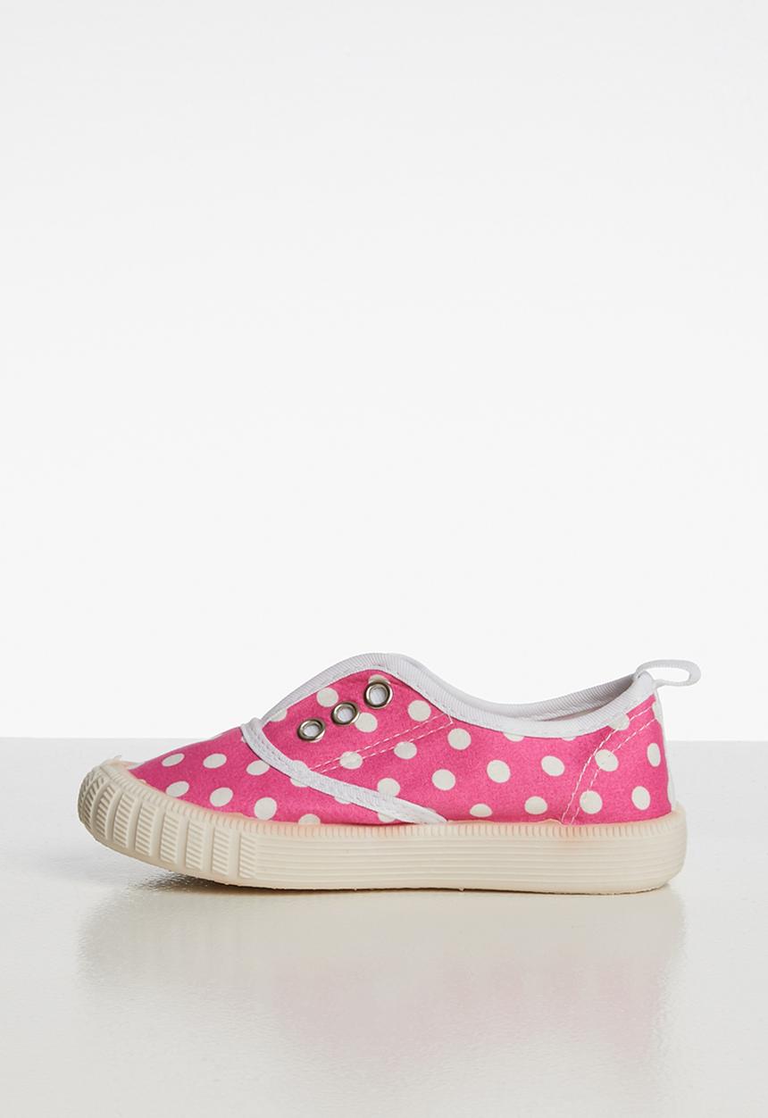 Pop Candy - Printed sneaker - pink & white 