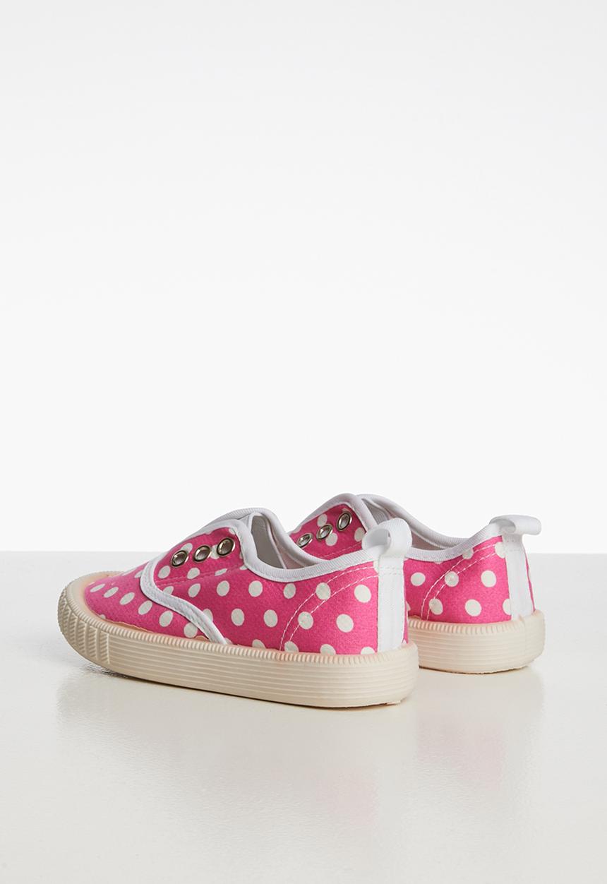Pop Candy - Printed sneaker - pink & white 