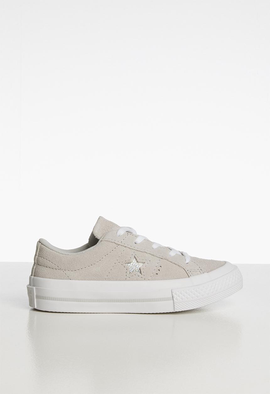 Converse - Chuck taylor all star one star sneaker - white & grey