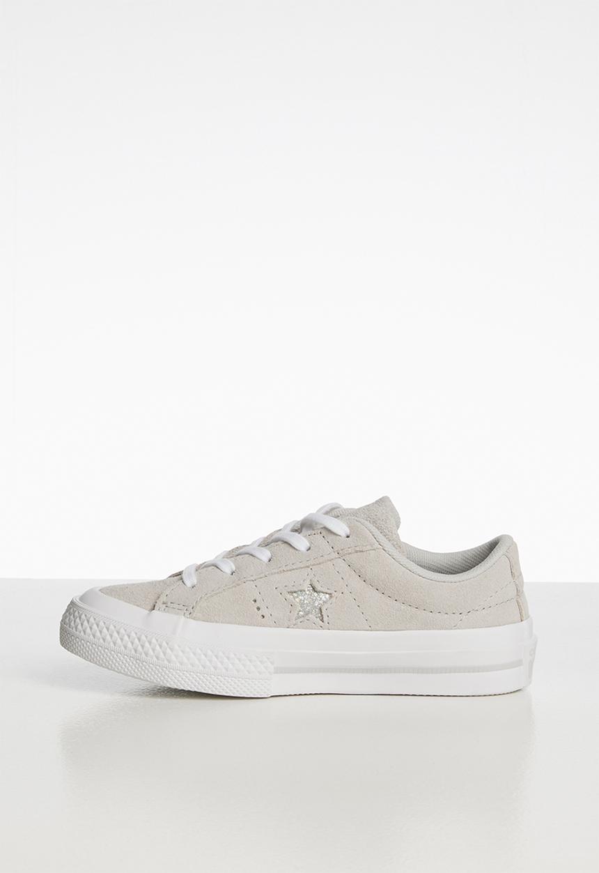 Converse - Chuck taylor all star one star sneaker - white & grey