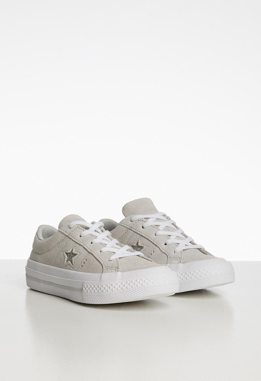 Converse - Chuck taylor all star one star sneaker - white & grey