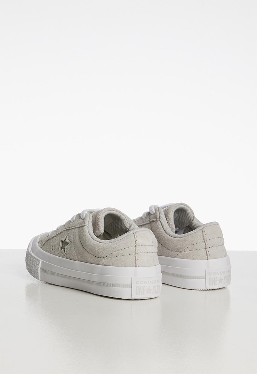 Converse - Chuck taylor all star one star sneaker - white & grey