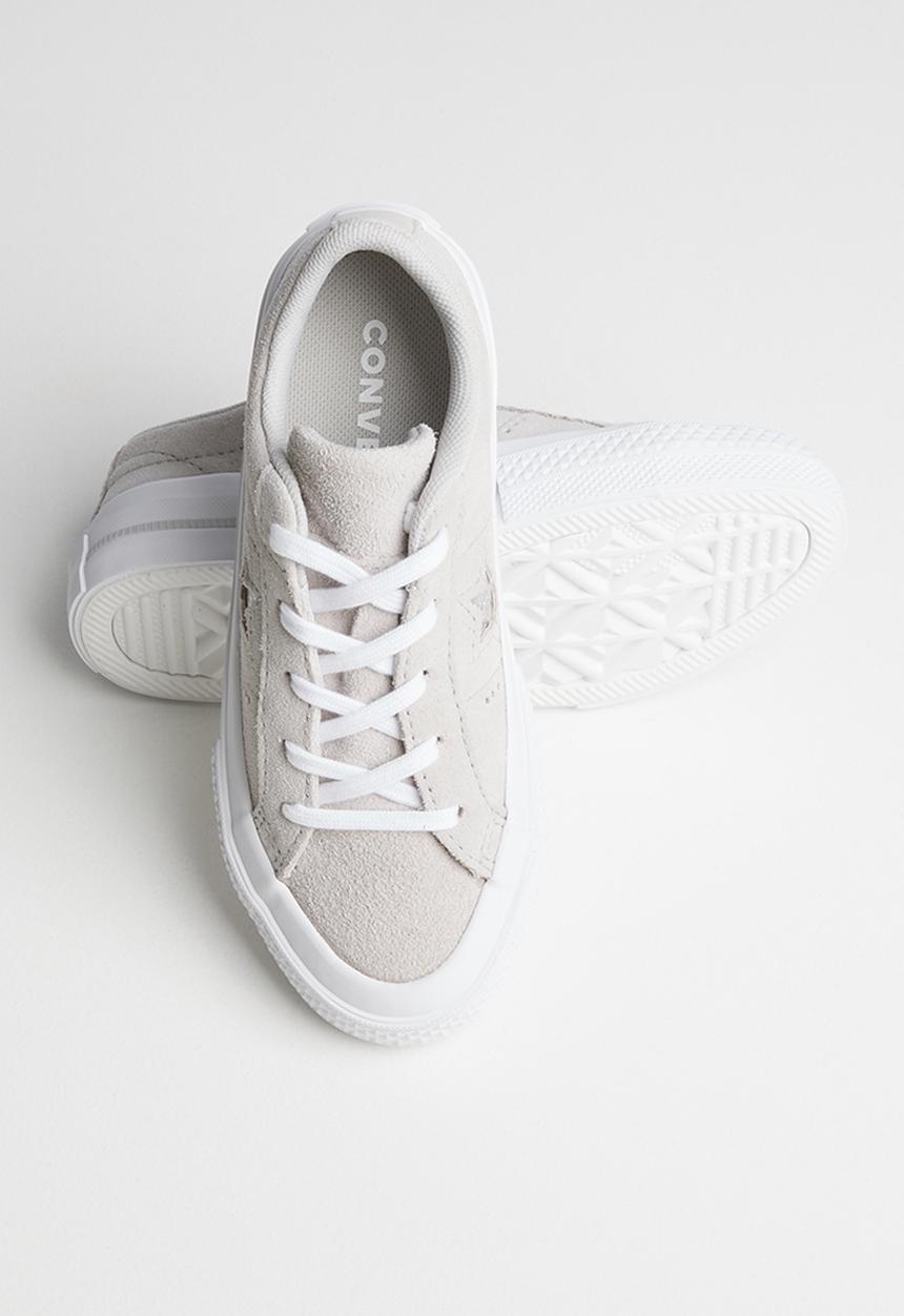 Converse - Chuck taylor all star one star sneaker - white & grey