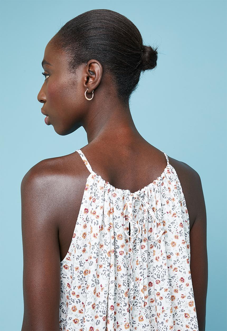 Superbalist - Halter neck cami - cream & brown