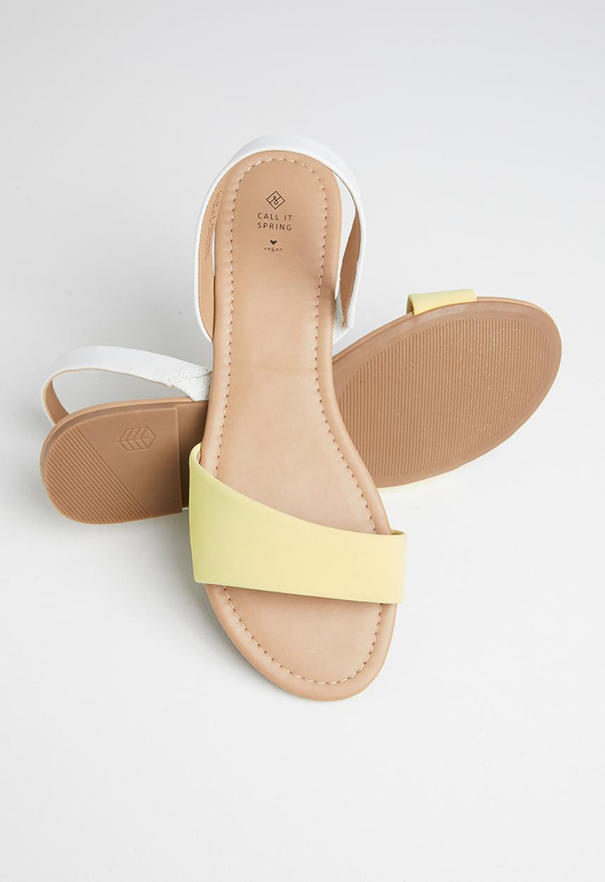 Call It Spring - Waliweth sandal - light yellow