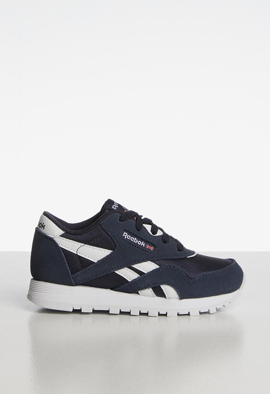 Reebok Classic - Classic nylon sneaker - navy & white