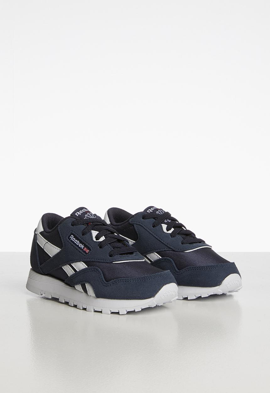 Reebok Classic - Classic nylon sneaker - navy & white