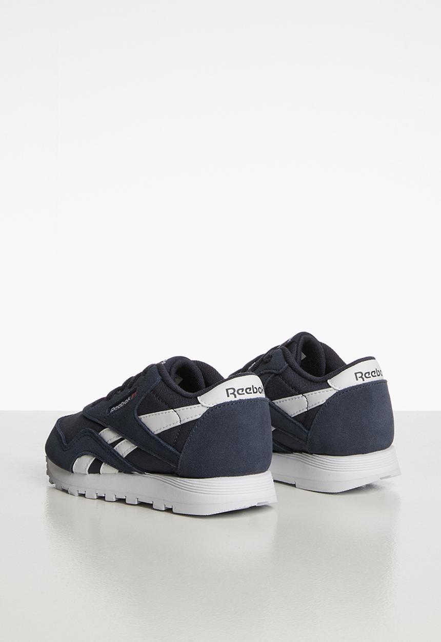 Reebok Classic - Classic nylon sneaker - navy & white
