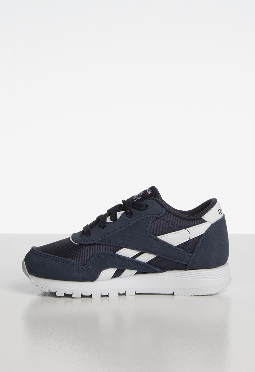 Reebok Classic - Classic nylon sneaker - navy & white