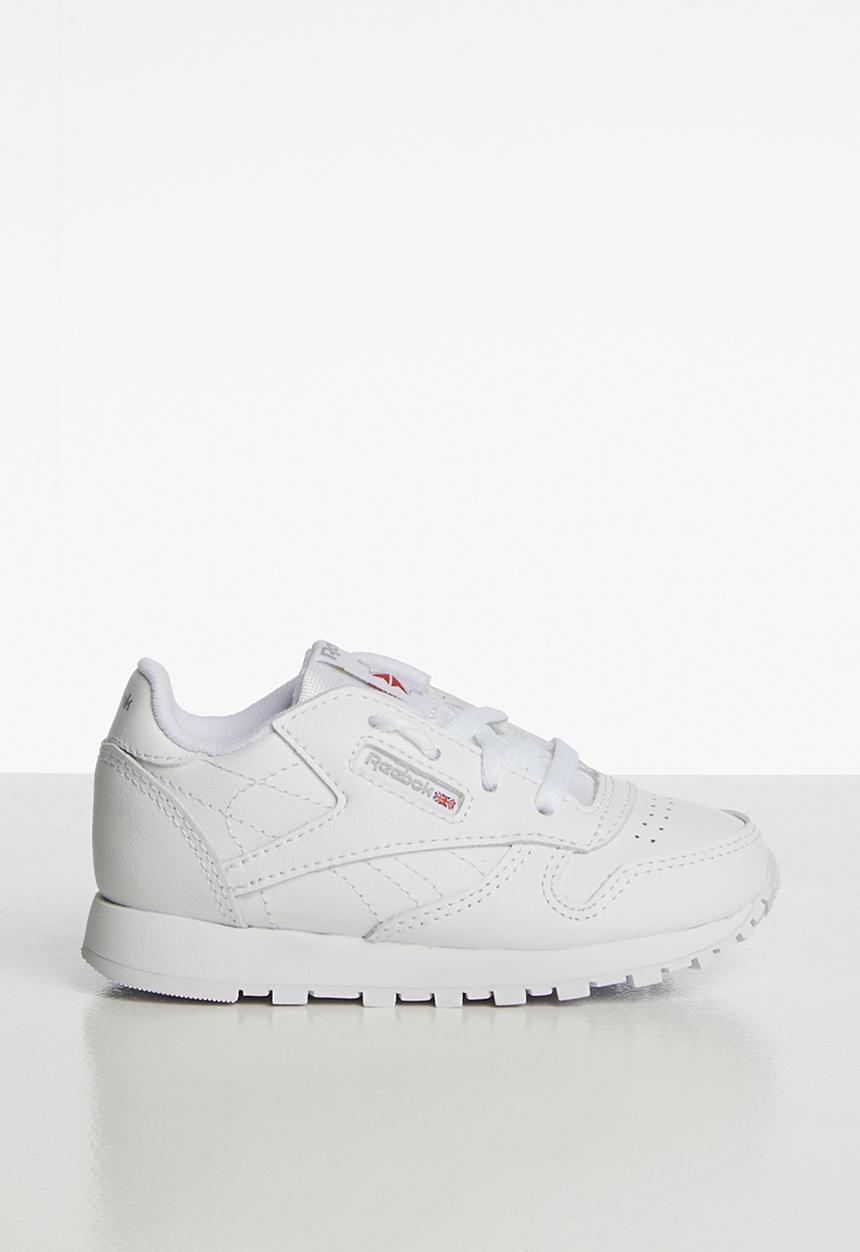 Reebok Classic - Boys classic leather sneaker - white