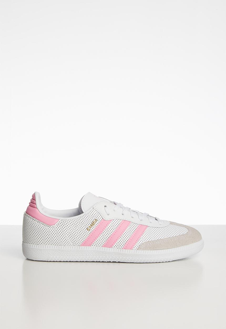 adidas Originals - Samba og j - white & pink