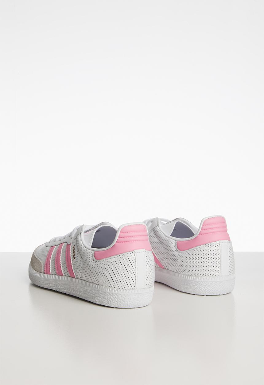 adidas Originals - Samba og j - white & pink