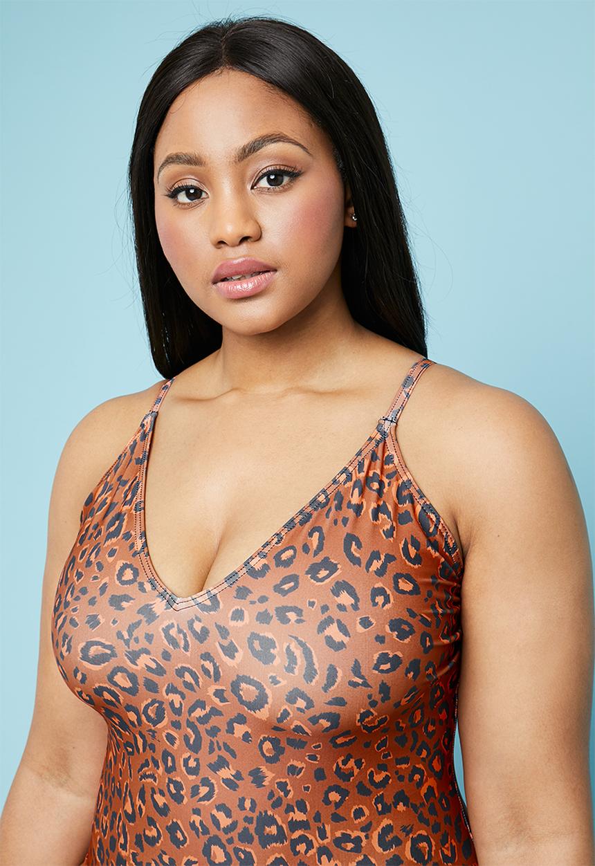 Superbalist - Deep v-neck one piece - multi