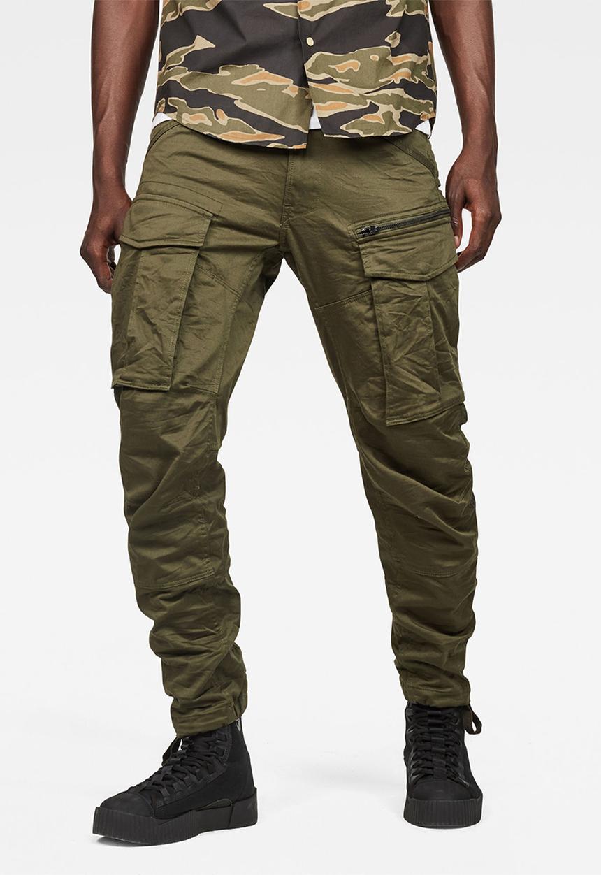 Rovic zip 3d regular tapered - dk bronze green