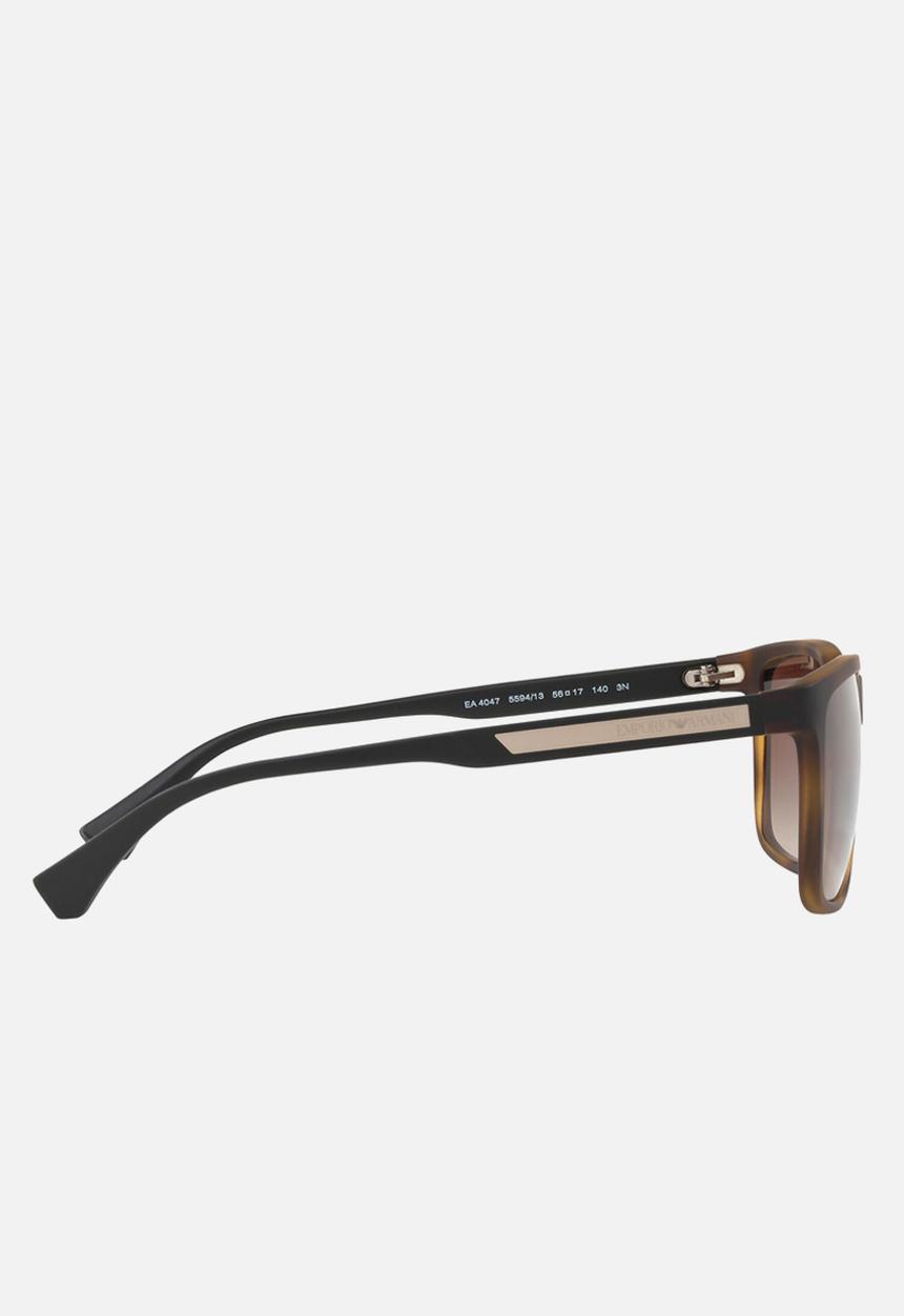 Emporio Armani - Retro sunglasses 56mm - havana