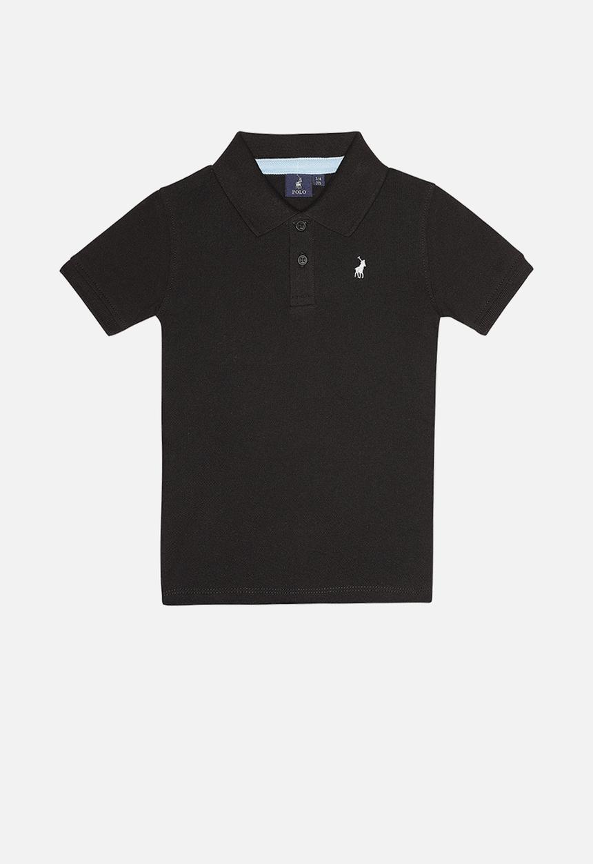 POLO - Boys austin short sleeve golfer - black