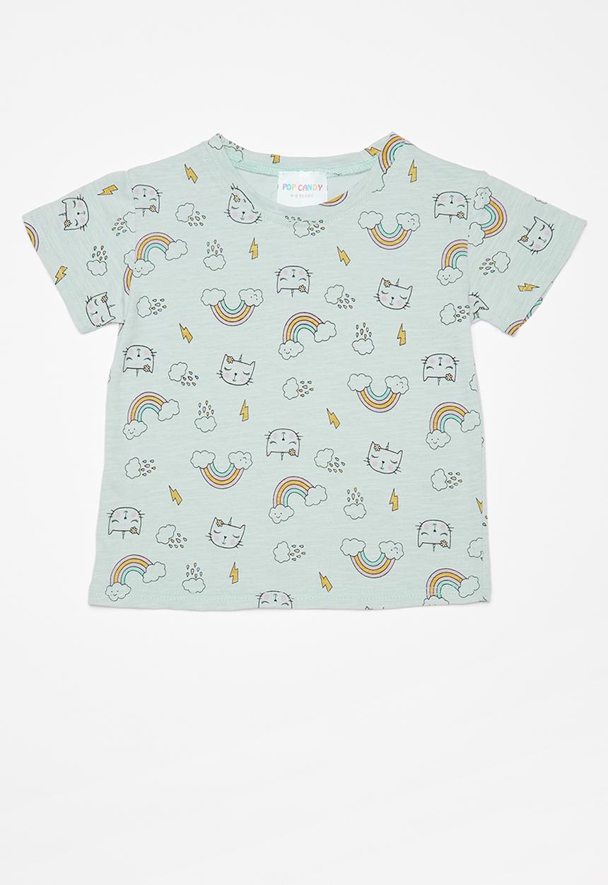 Pop Candy - Kids printed tee - blue