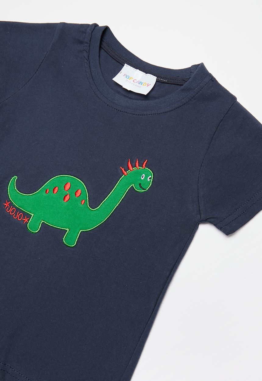 Pop Candy - Dino tee - navy