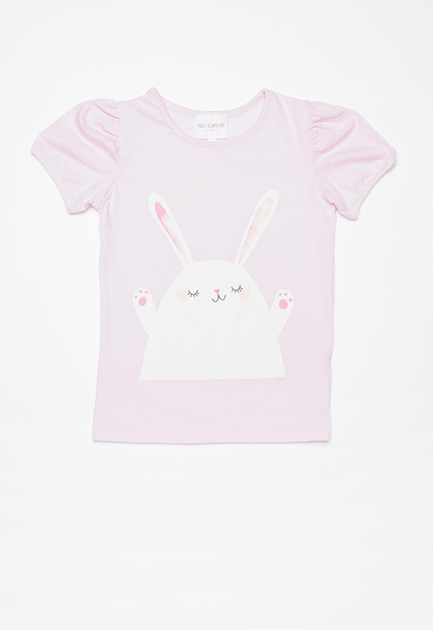 Pop Candy - Printed bunny tee - purple