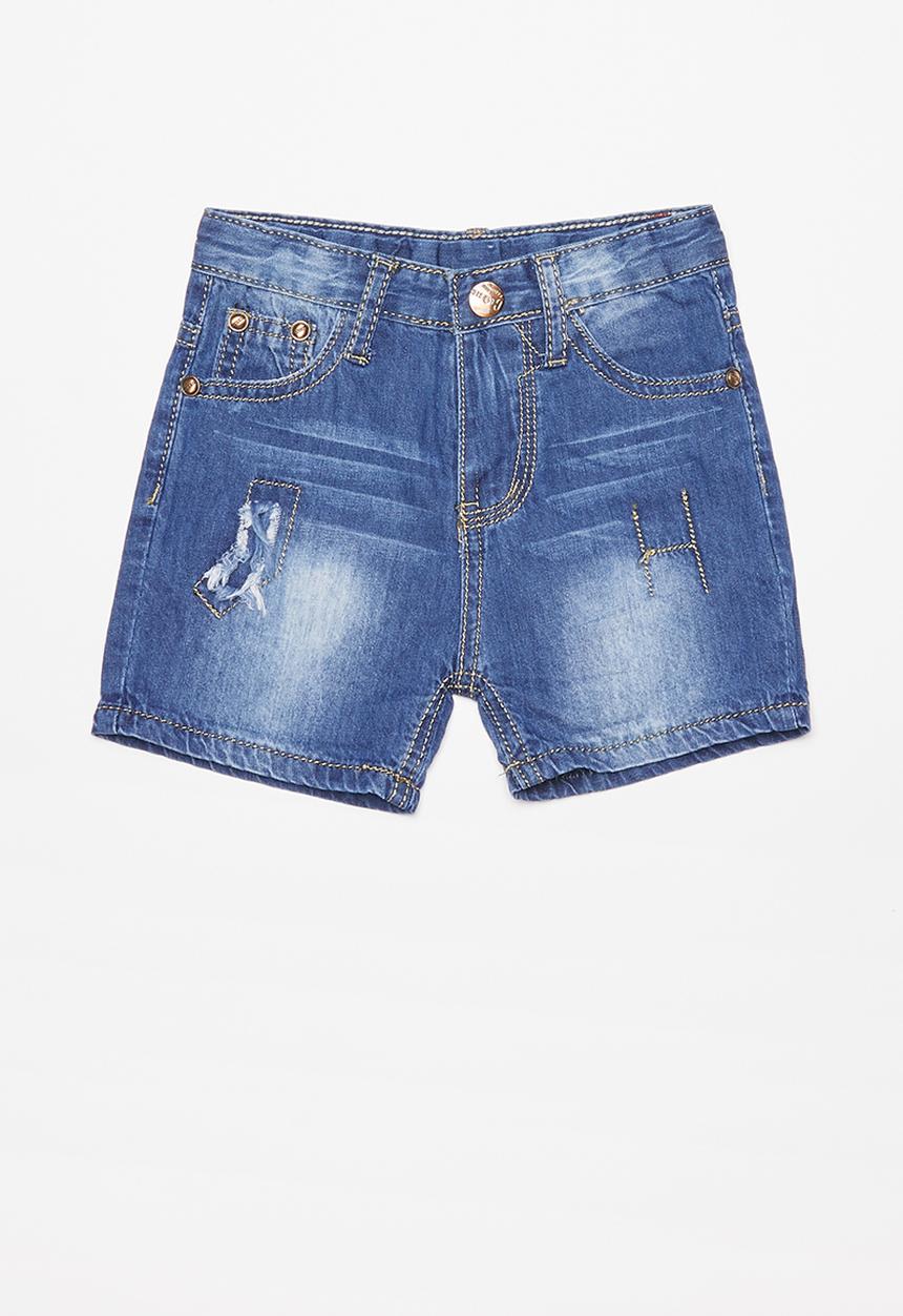 Pop Candy - Denim shorts - blue