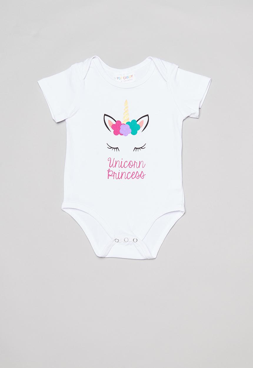 Pop Candy - Unicorn bodysuit - white