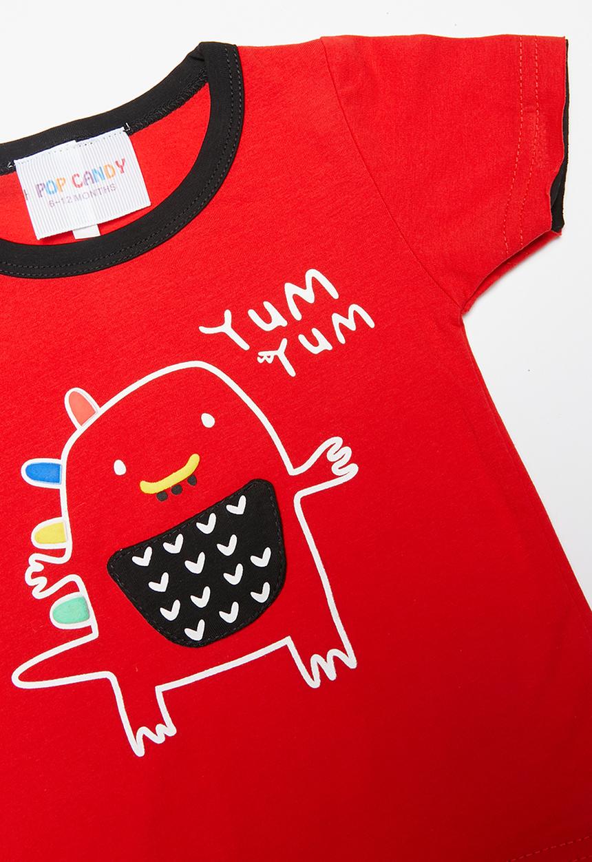 Pop Candy - Infants T-shirt set - red