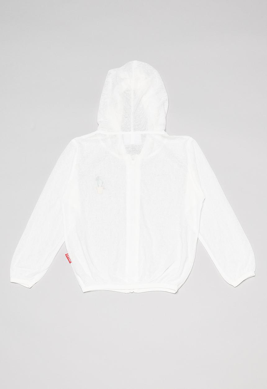 Pop Candy - Very lightweight zip through jacket - white
