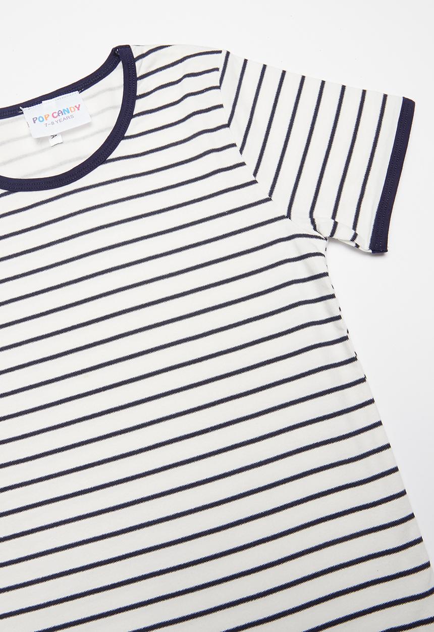 Pop Candy - Stripe Pj set - navy & white 