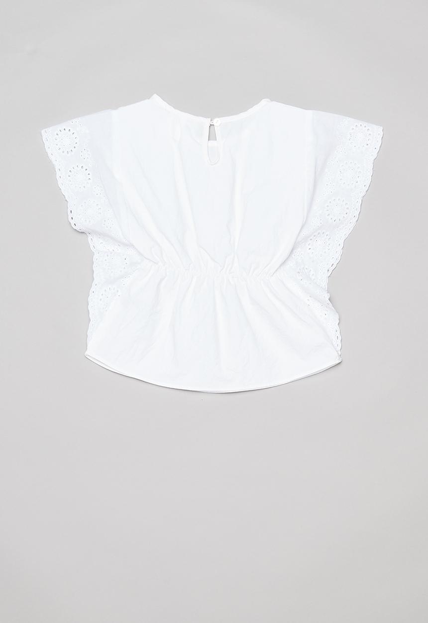 Pop Candy - Tassel detail blouse - white