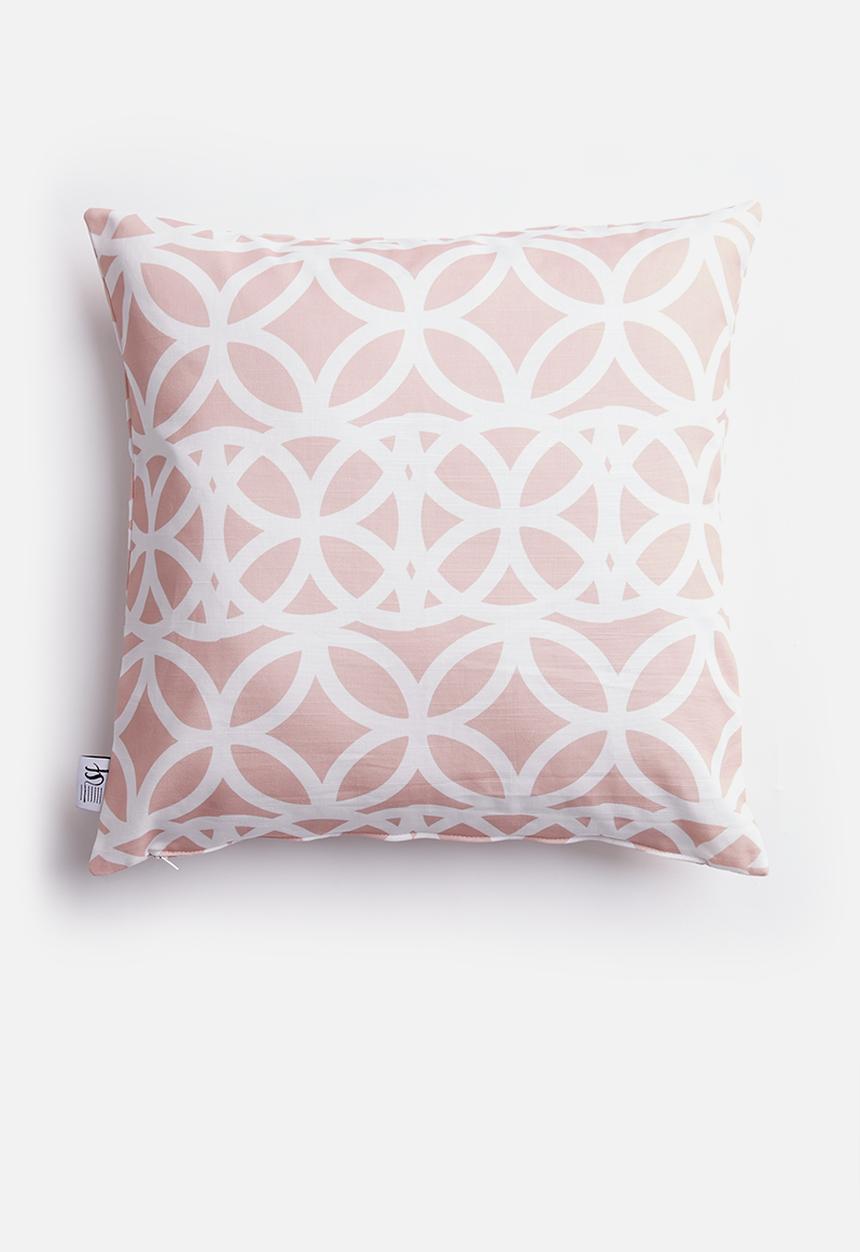 Sixth Floor - Trellis cushion cover - dusty pink