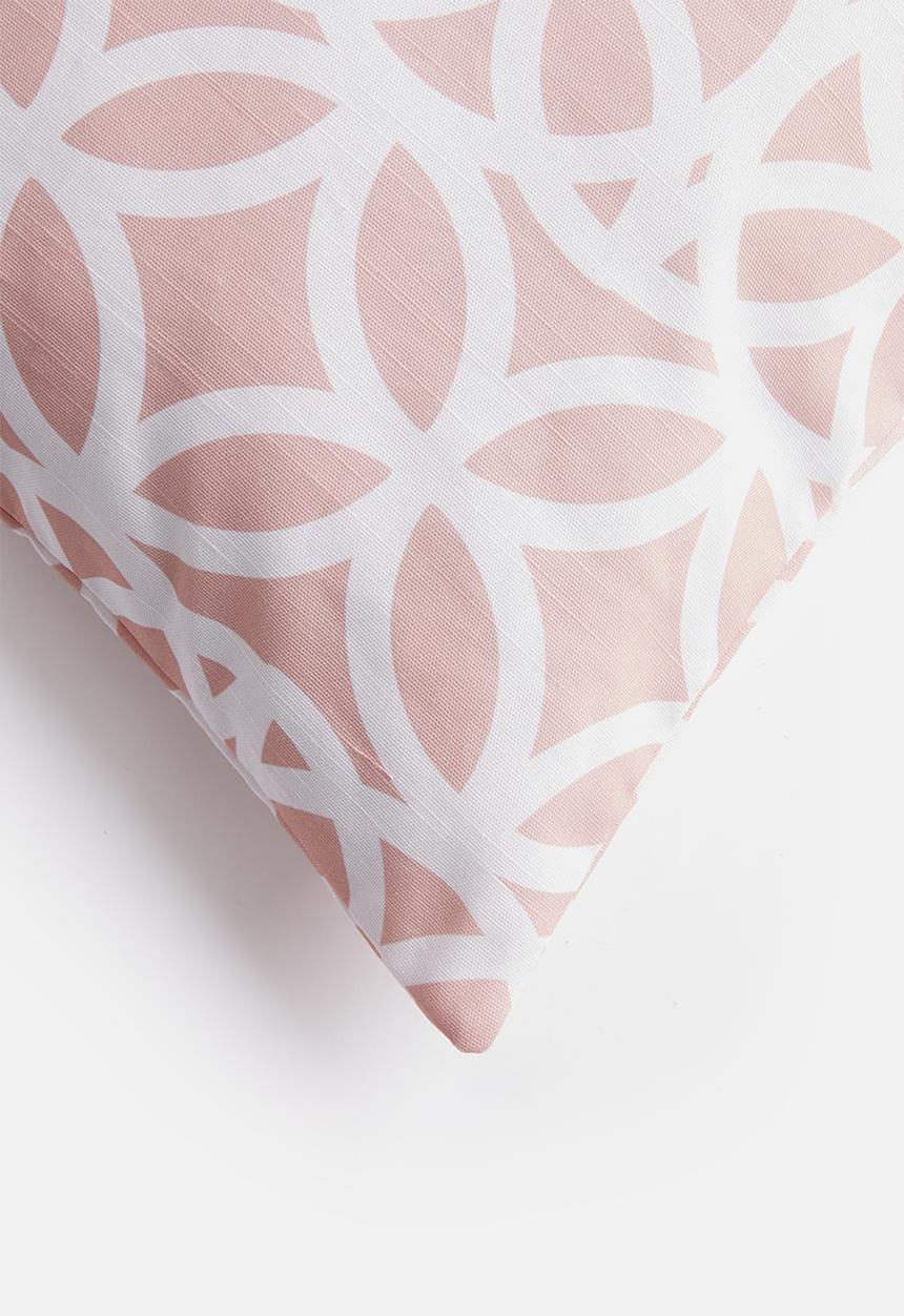 Sixth Floor - Trellis cushion cover - dusty pink