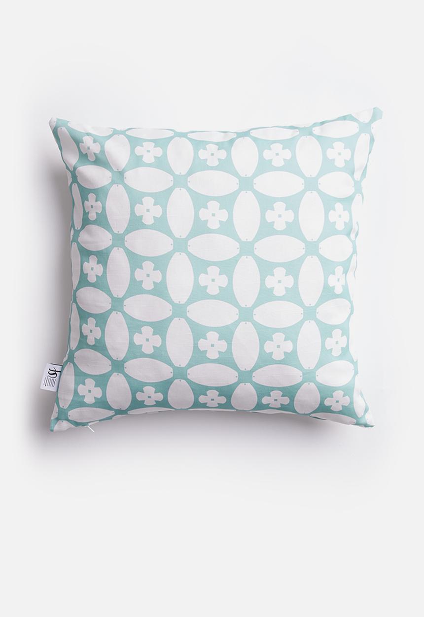 Sixth Floor - Blot cushion cover - teal
