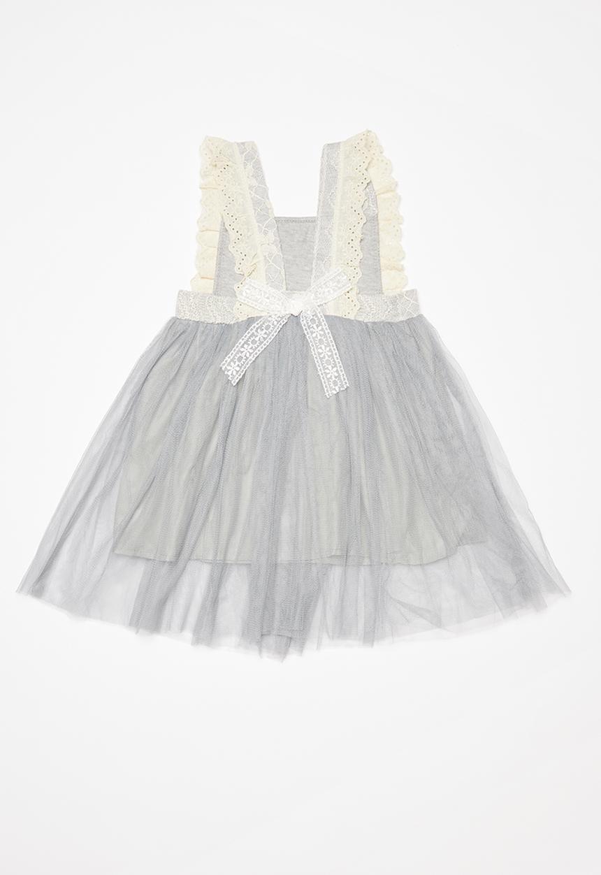 Pop Candy - Combo dress - grey