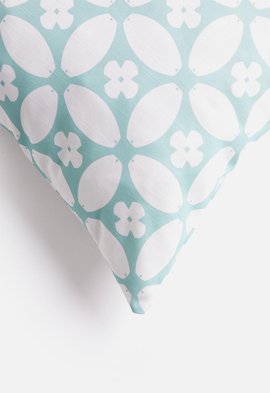 Sixth Floor - Blot cushion cover - teal