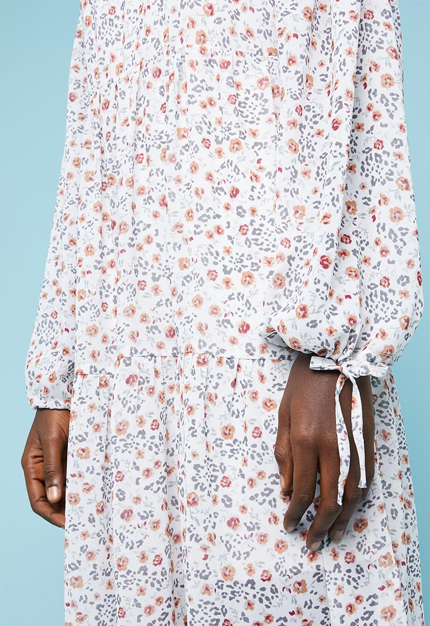 Superbalist - High neck tiered dress - multi
