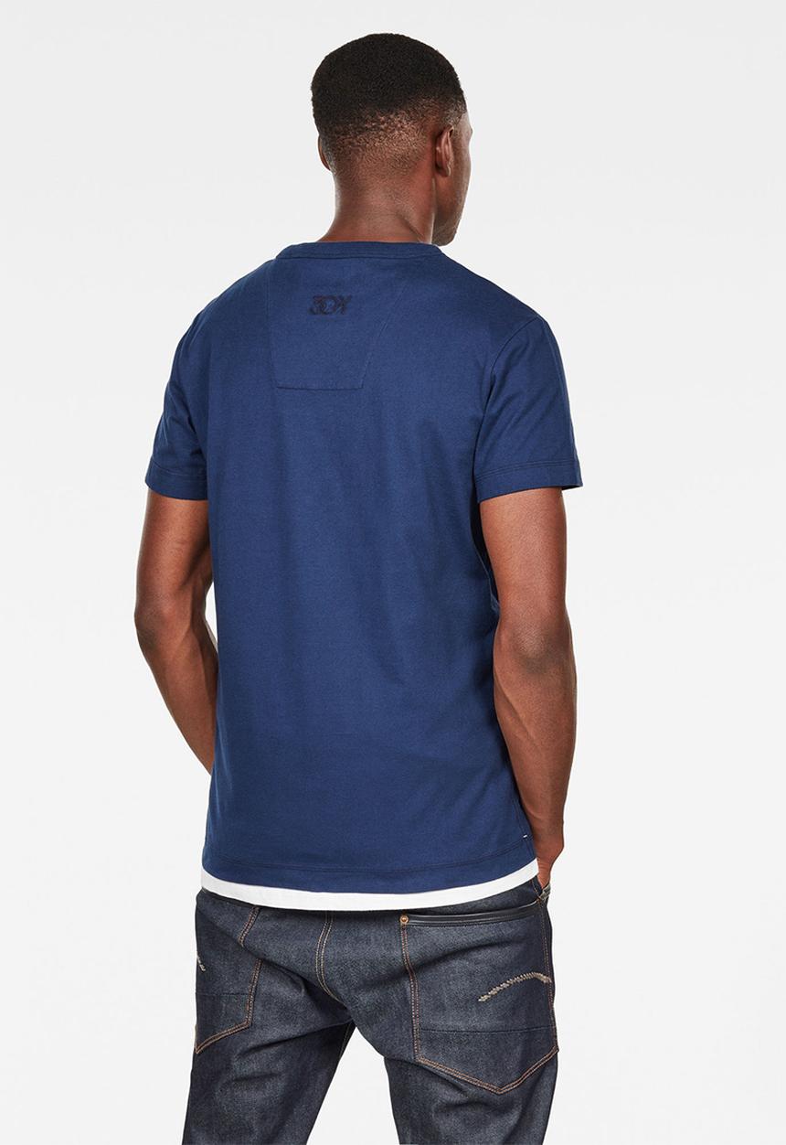 G-STAR - 30YR short sleeve tee - blue