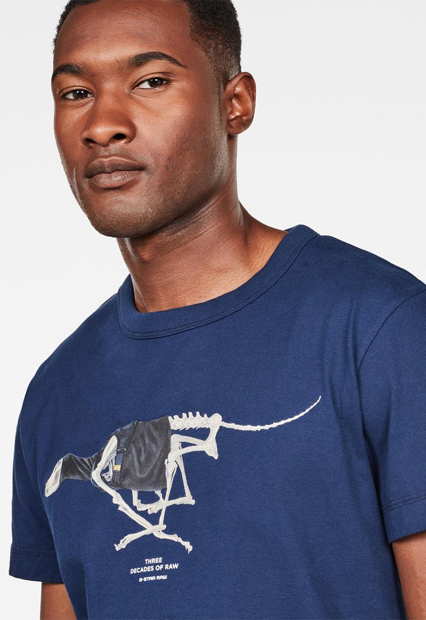 G-STAR - 30YR short sleeve tee - blue