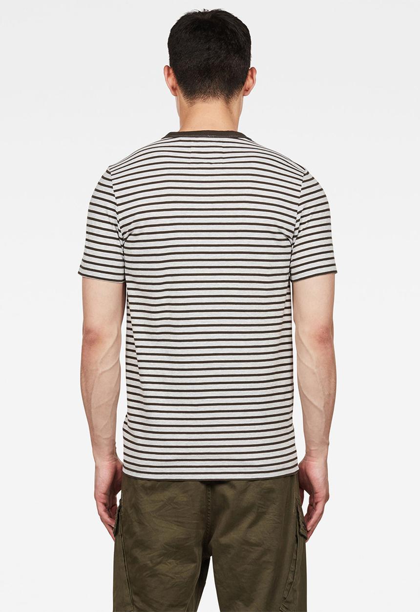 G-STAR - Resistor short sleeve tee -  charcoal & grey 