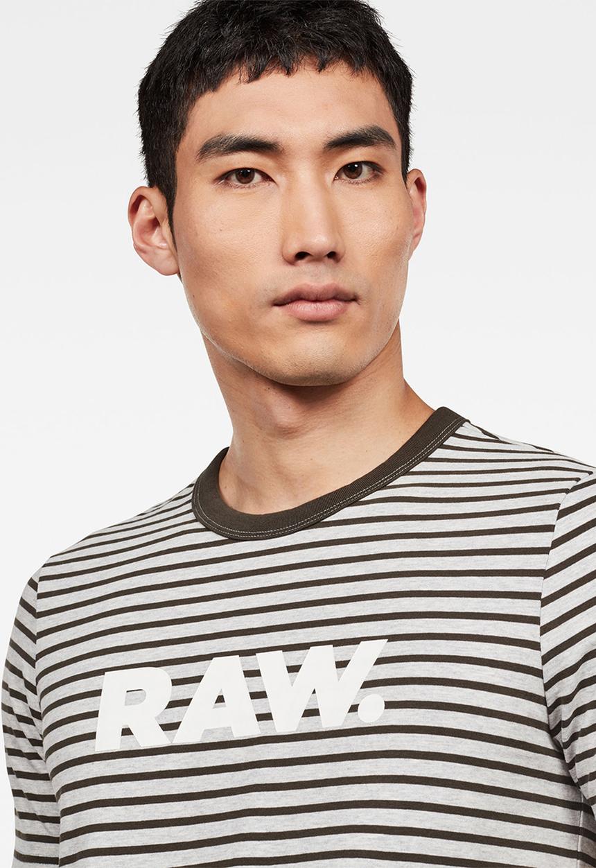 G-STAR - Resistor short sleeve tee -  charcoal & grey 