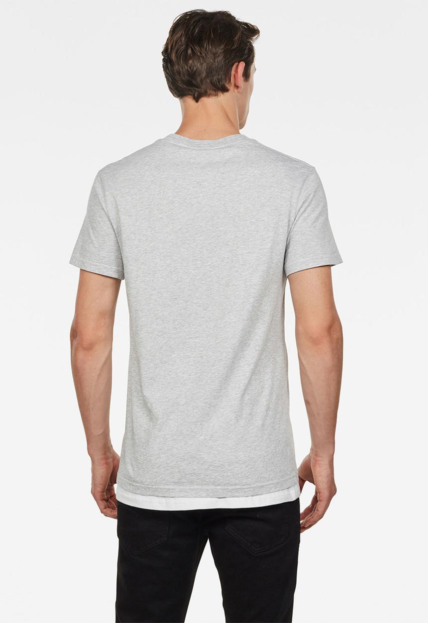 G-STAR - Graphic short sleeve tee - grey