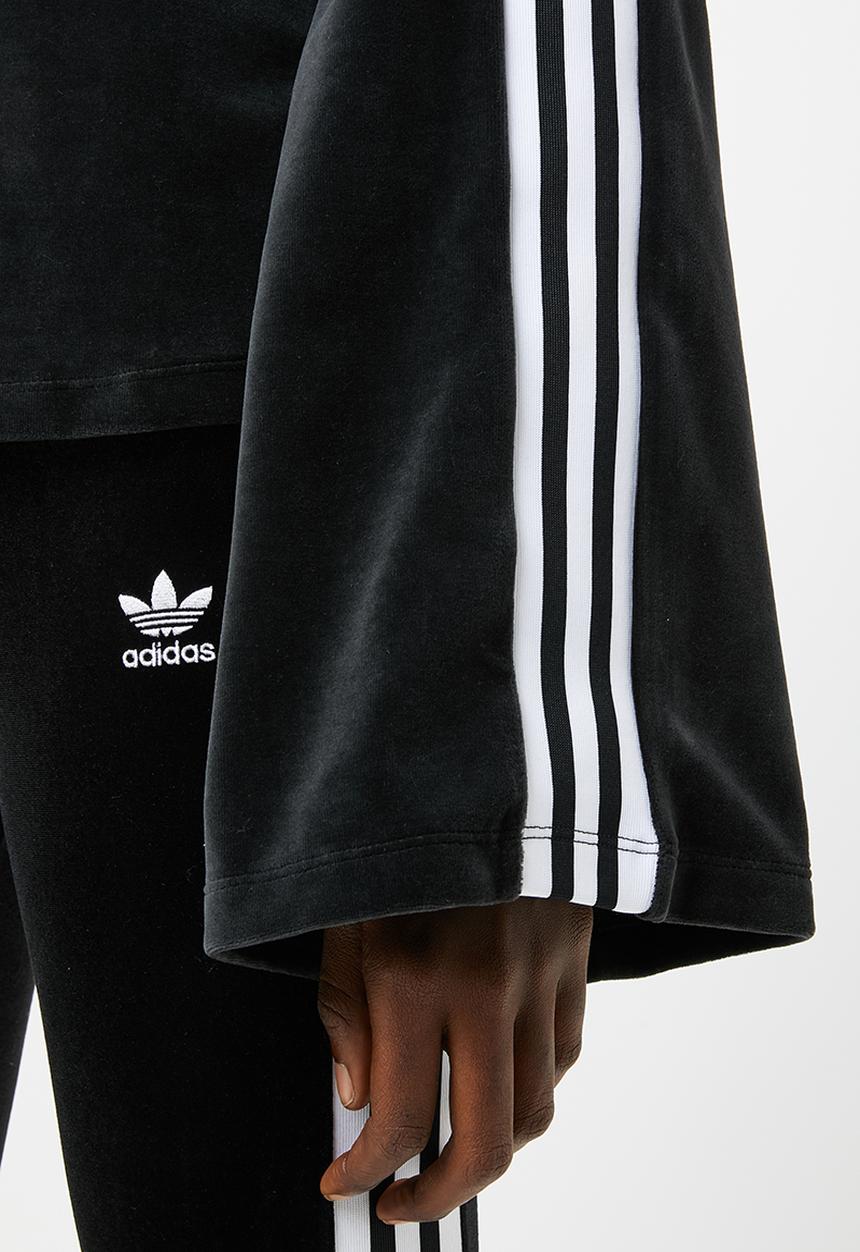 adidas Originals - Lifestyle velvet sweater - black & white