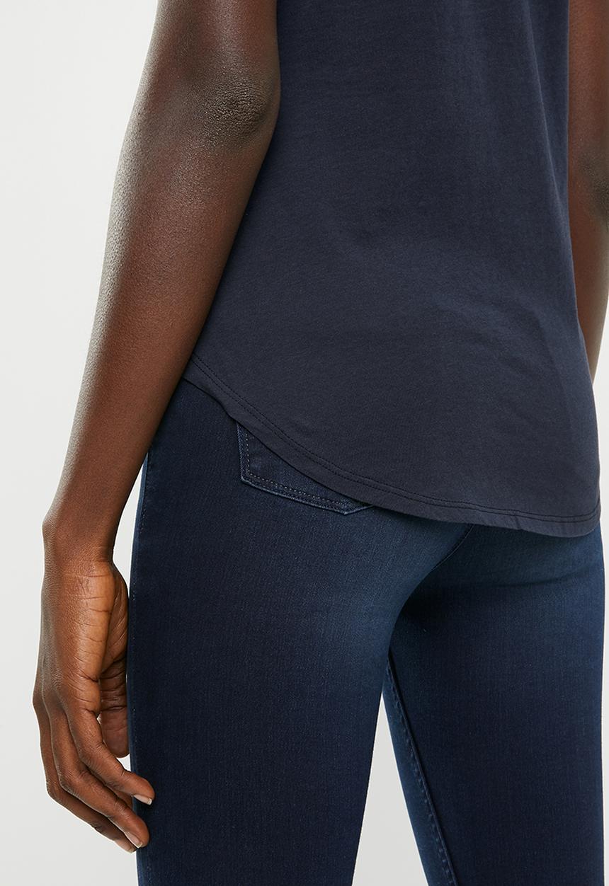 G-STAR - Graphic 22 optic slim tee - navy